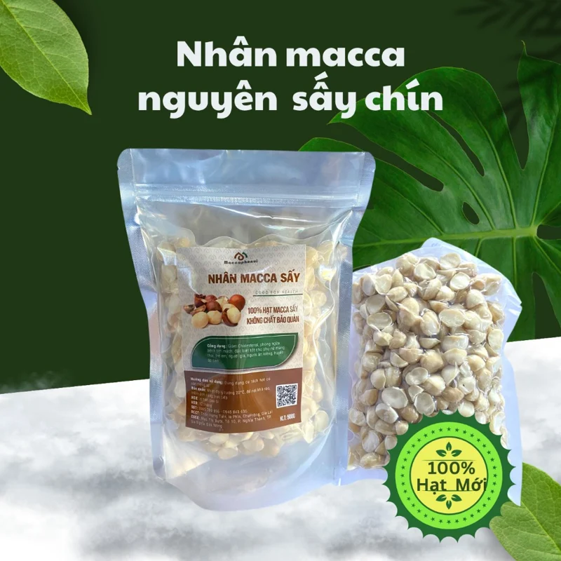 Nhân macca Gia Lai gói 1kg