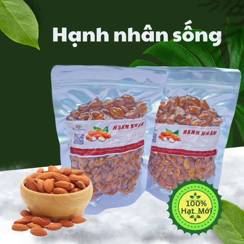 Hạnh nhân sống làm sữa