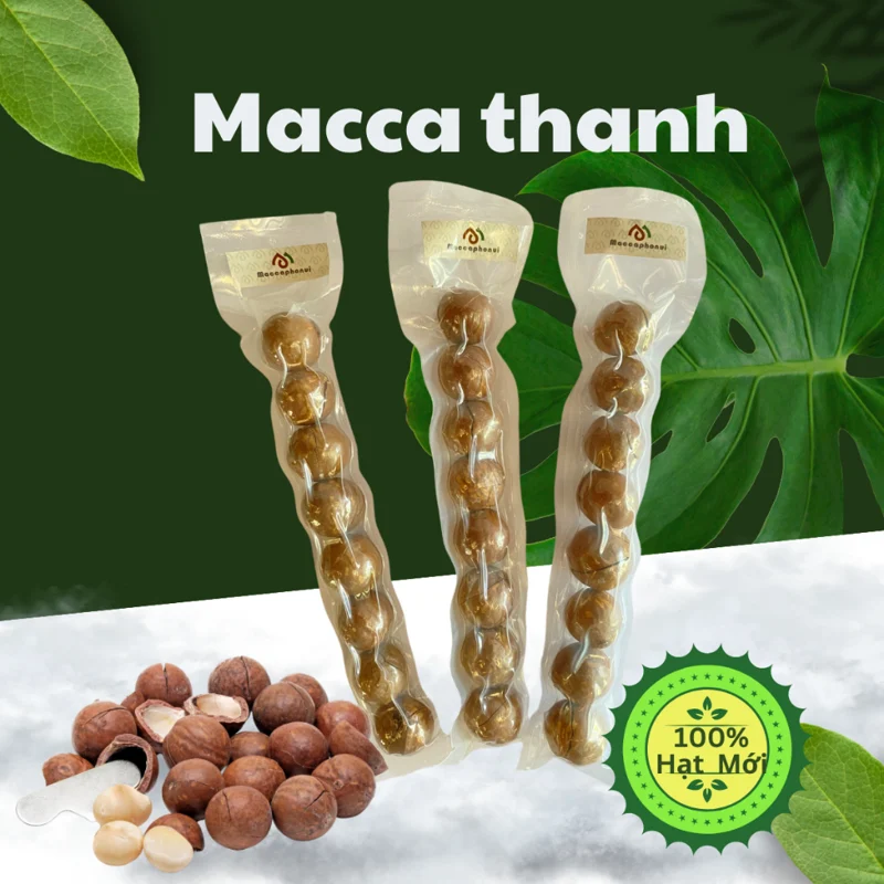 Thanh macca tách vỏ Gia Lai