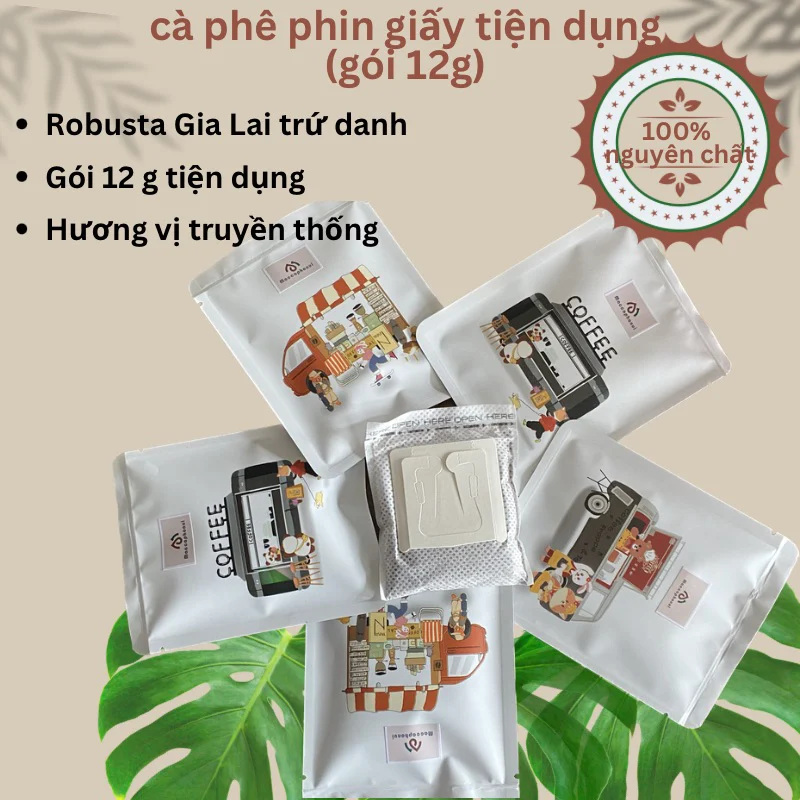 Cà phê phin giấy Robusta