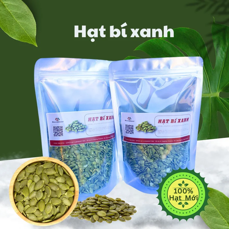Hạt bí xanh sấy nguyên vị